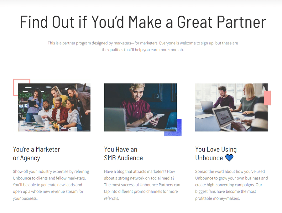 Unbounce Affiliate Program