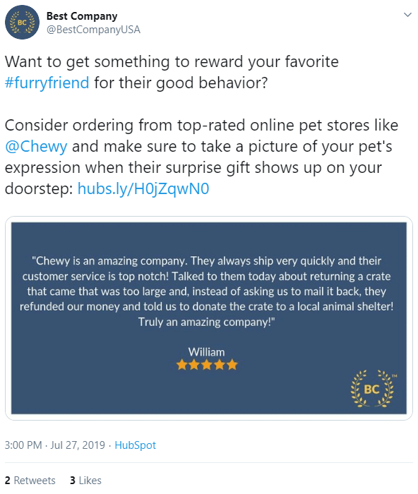 Illustration: Number of users’ followers doesn’t matter