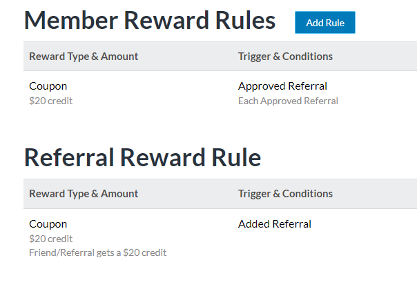 Illustration: How to set up referral coupons in Referral Rock