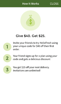 hellofresh app referral program 1