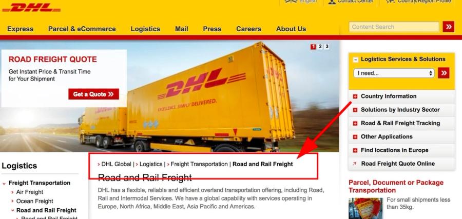 DHLbreadcrumb