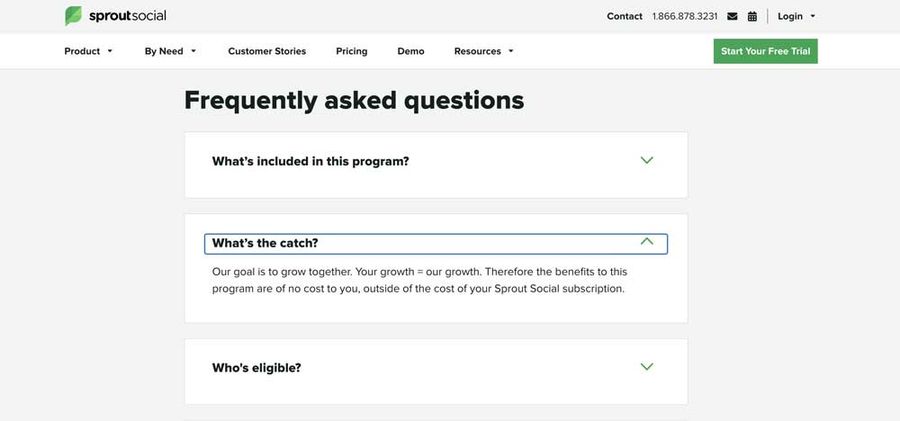 Sproutsocial partnership incentives