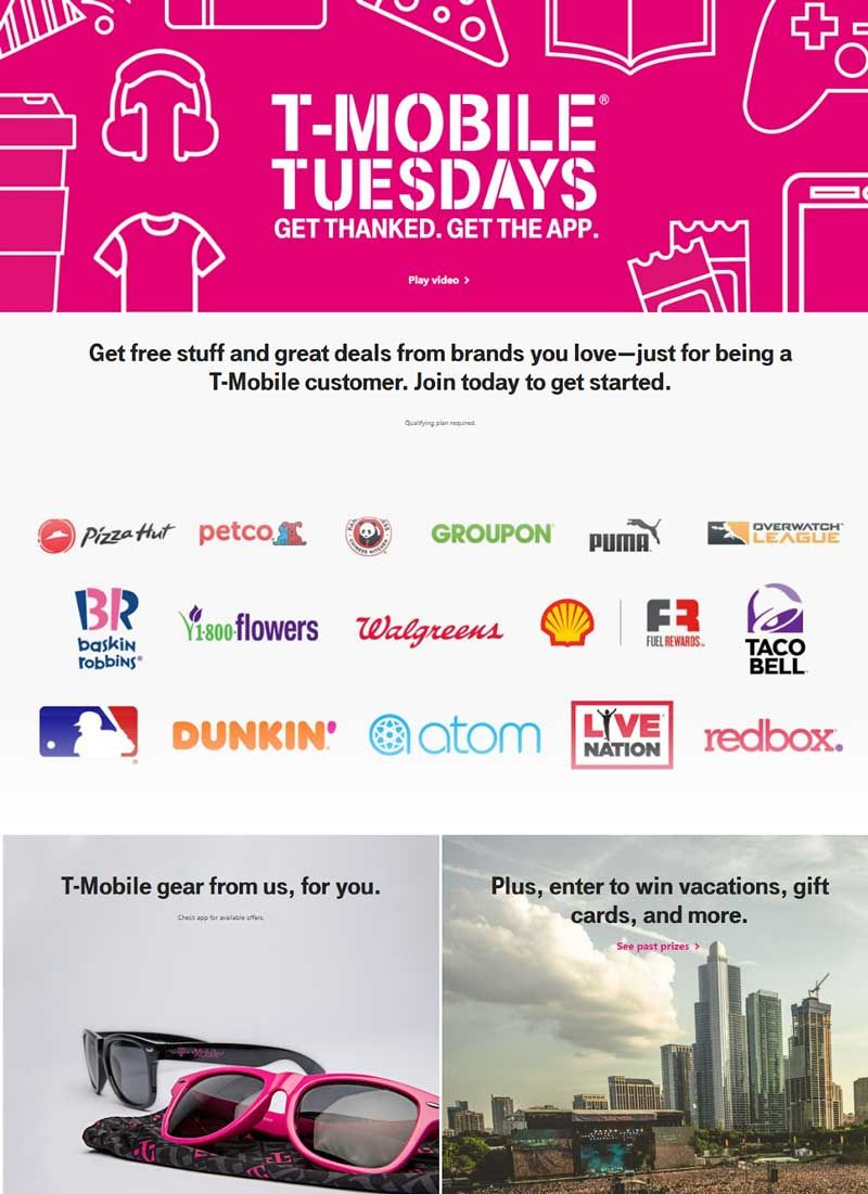 T mobile tuesdays