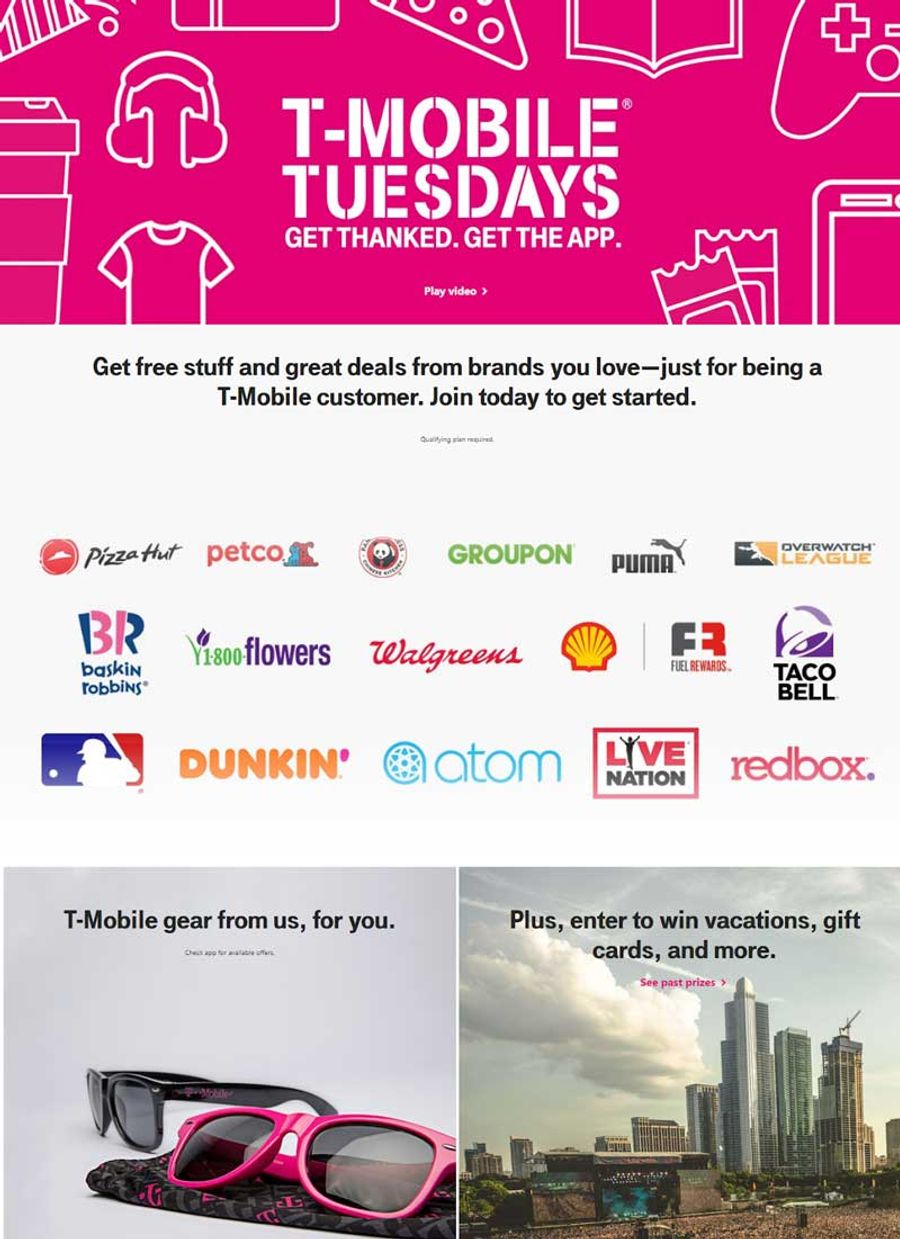 T mobile tuesdays