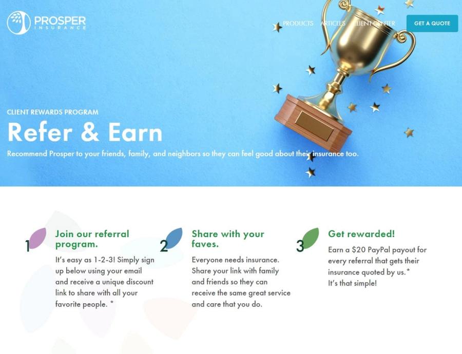 prosper insurance referral program