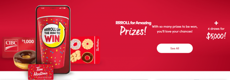 tim hortons roll up the rim