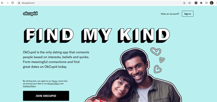 okcupid cta