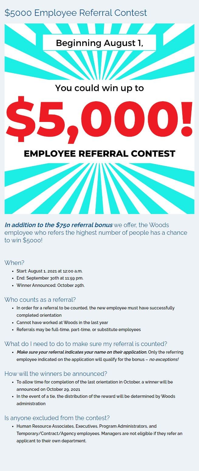 referral contest employee