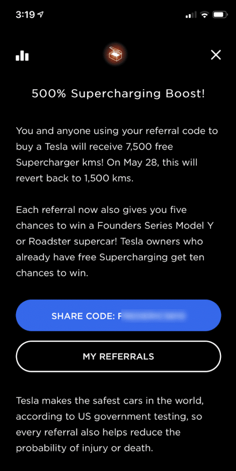 tesla referral program