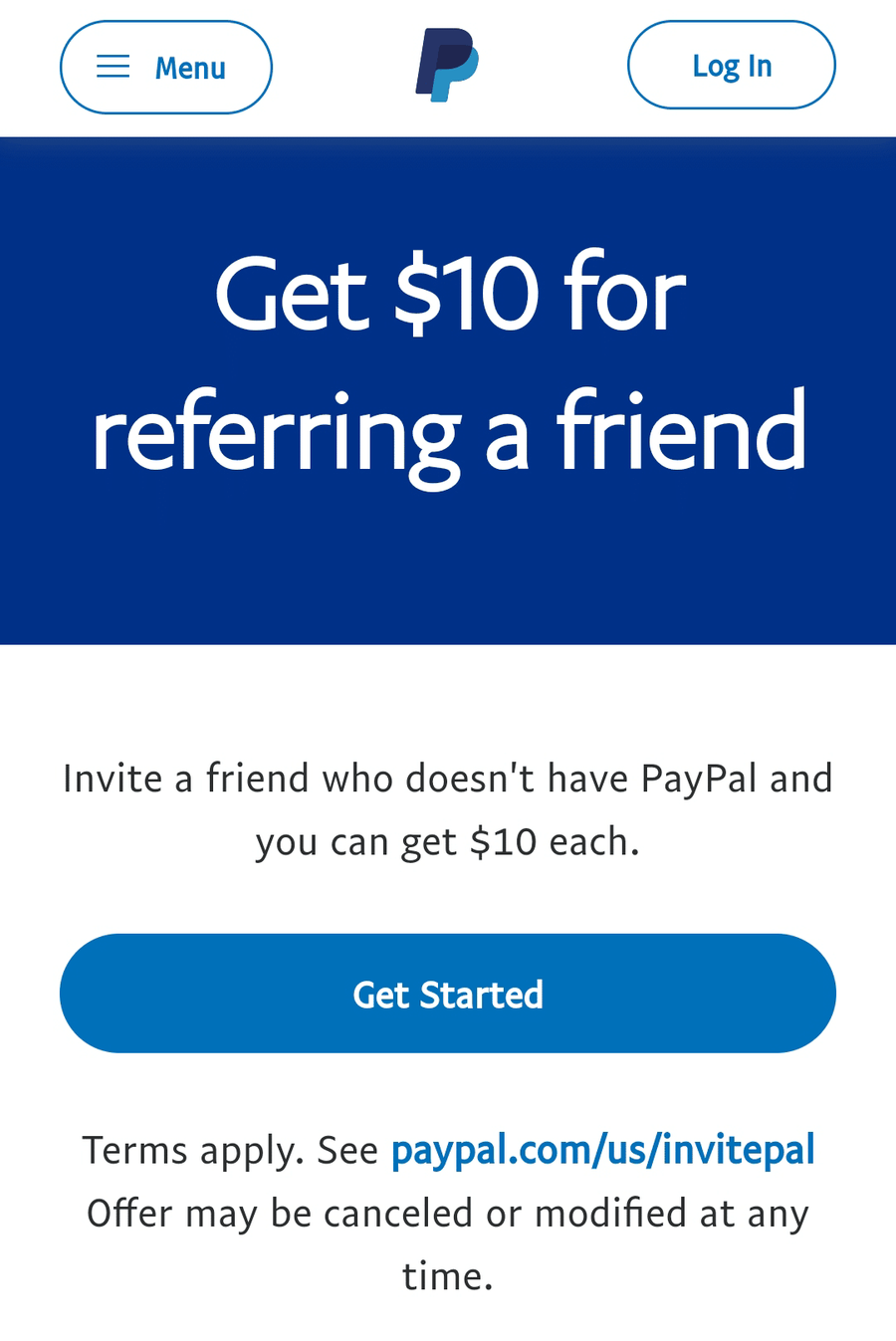 Paypal referral 1