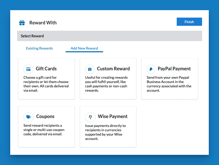 Reward builder in Referral Rock