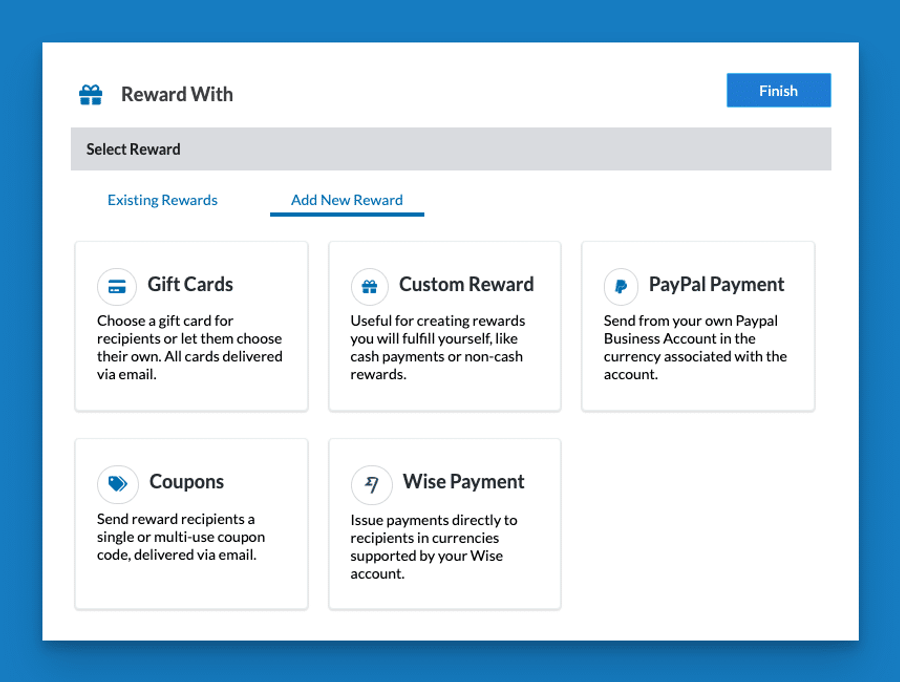Reward builder in Referral Rock