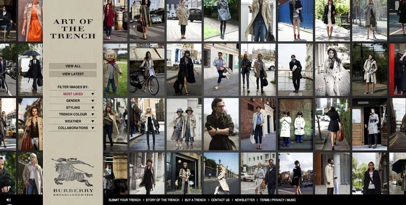 Burberry art of trench