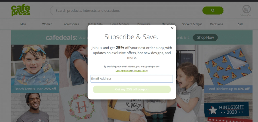 Illustration: Email pop-ups