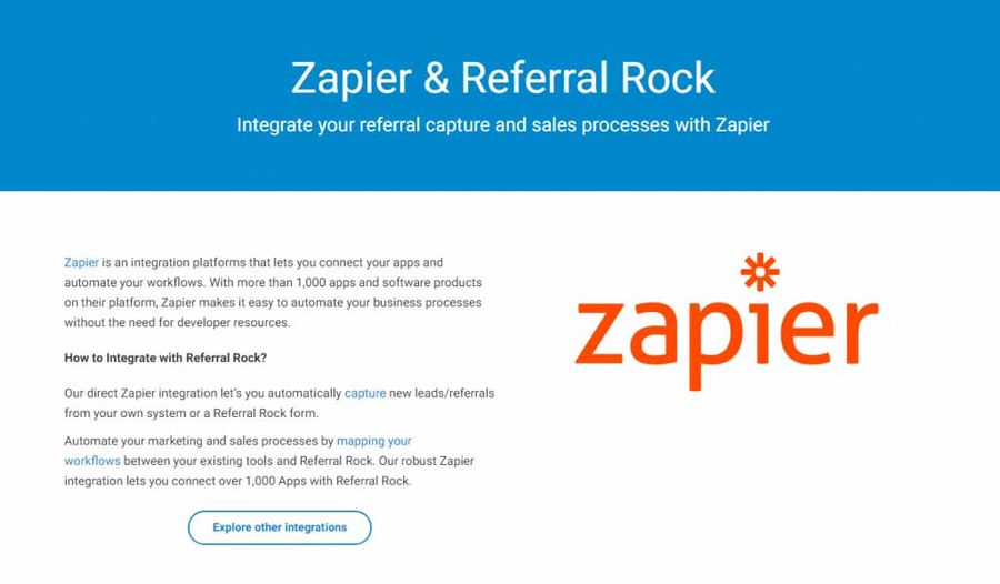Zapier referral rock