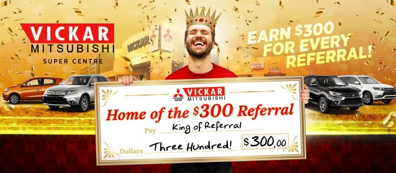 vickar mitsubishi referral reward