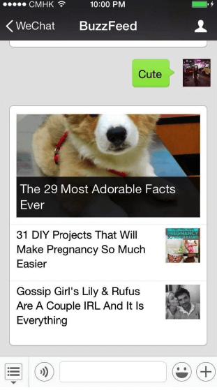 Messenger apps by BuzzFeed