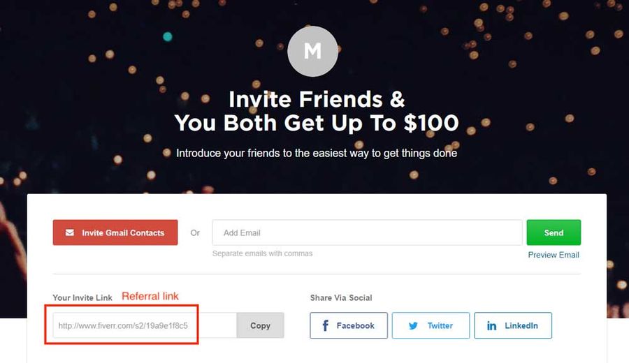 Fiverr referral link