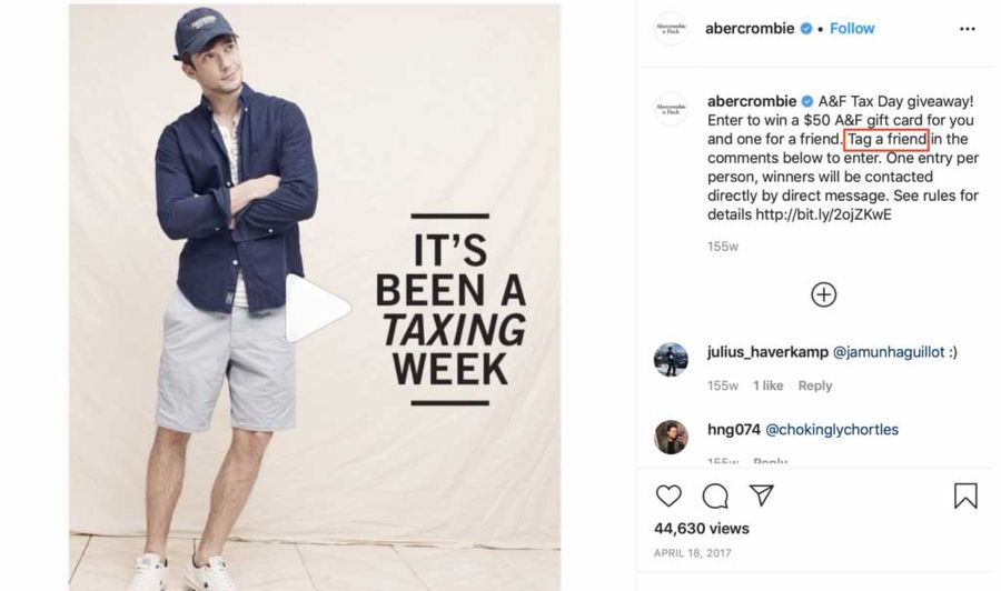 Abercrombie referral program