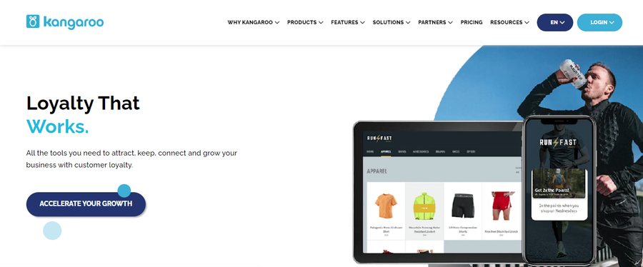 Kangaroo software homepage