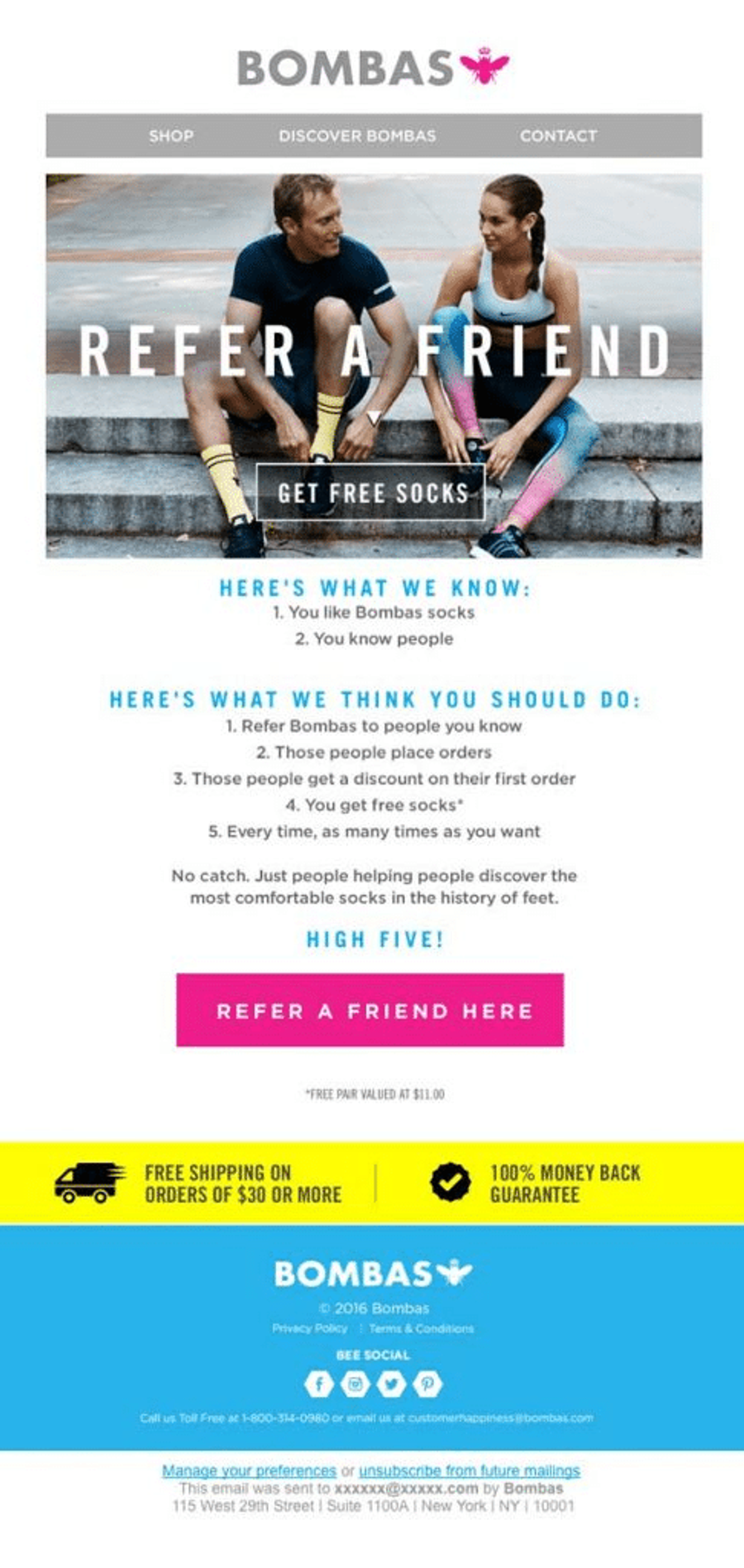 bombas referral program ctas