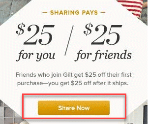gilt cta highlighted