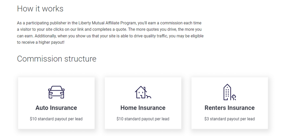 liberty mutual different commissions