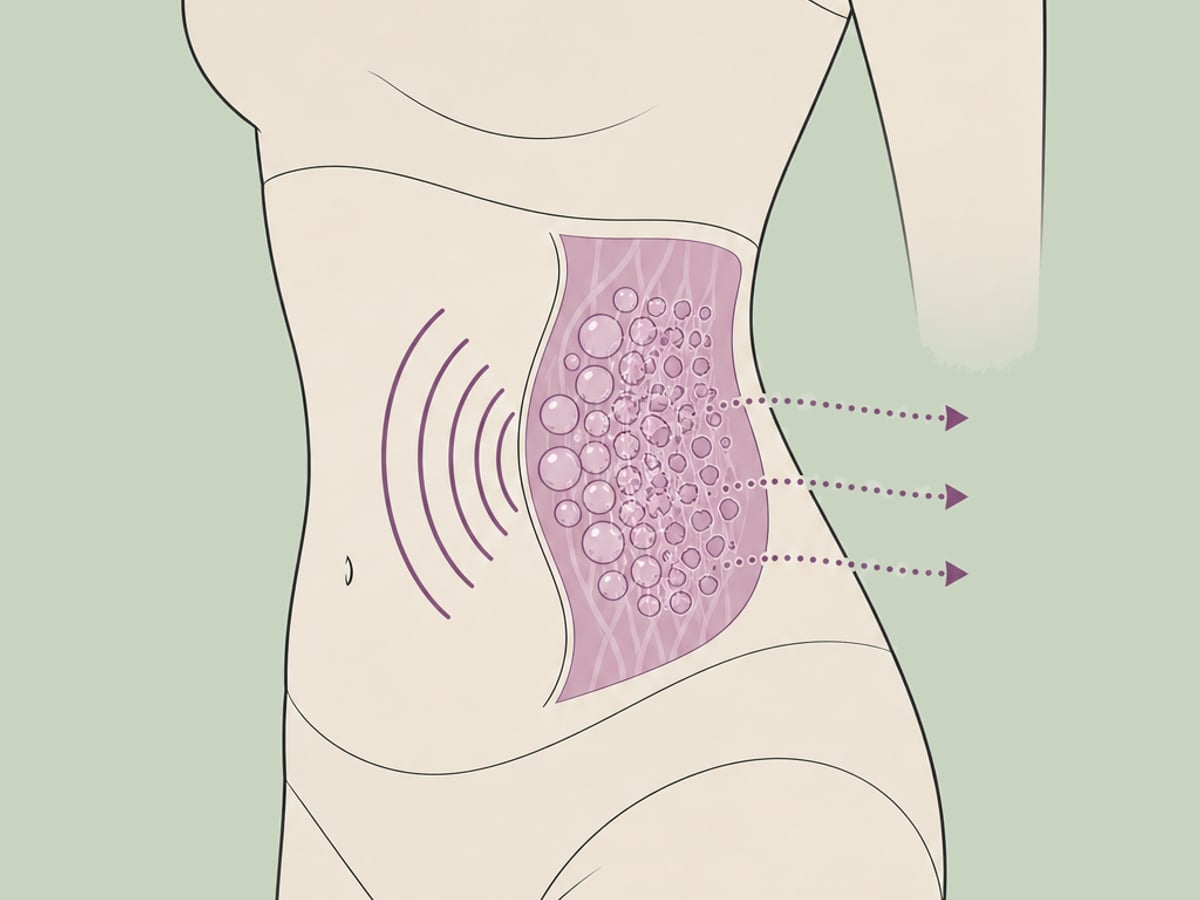 Ultraschallassistierte Fettabsaugung (VASER) — illustration