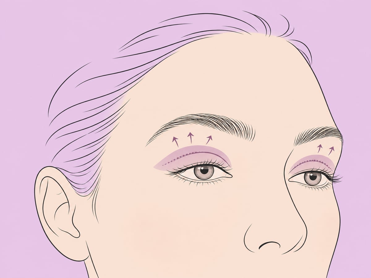Oberlid-Blepharoplastik — illustration