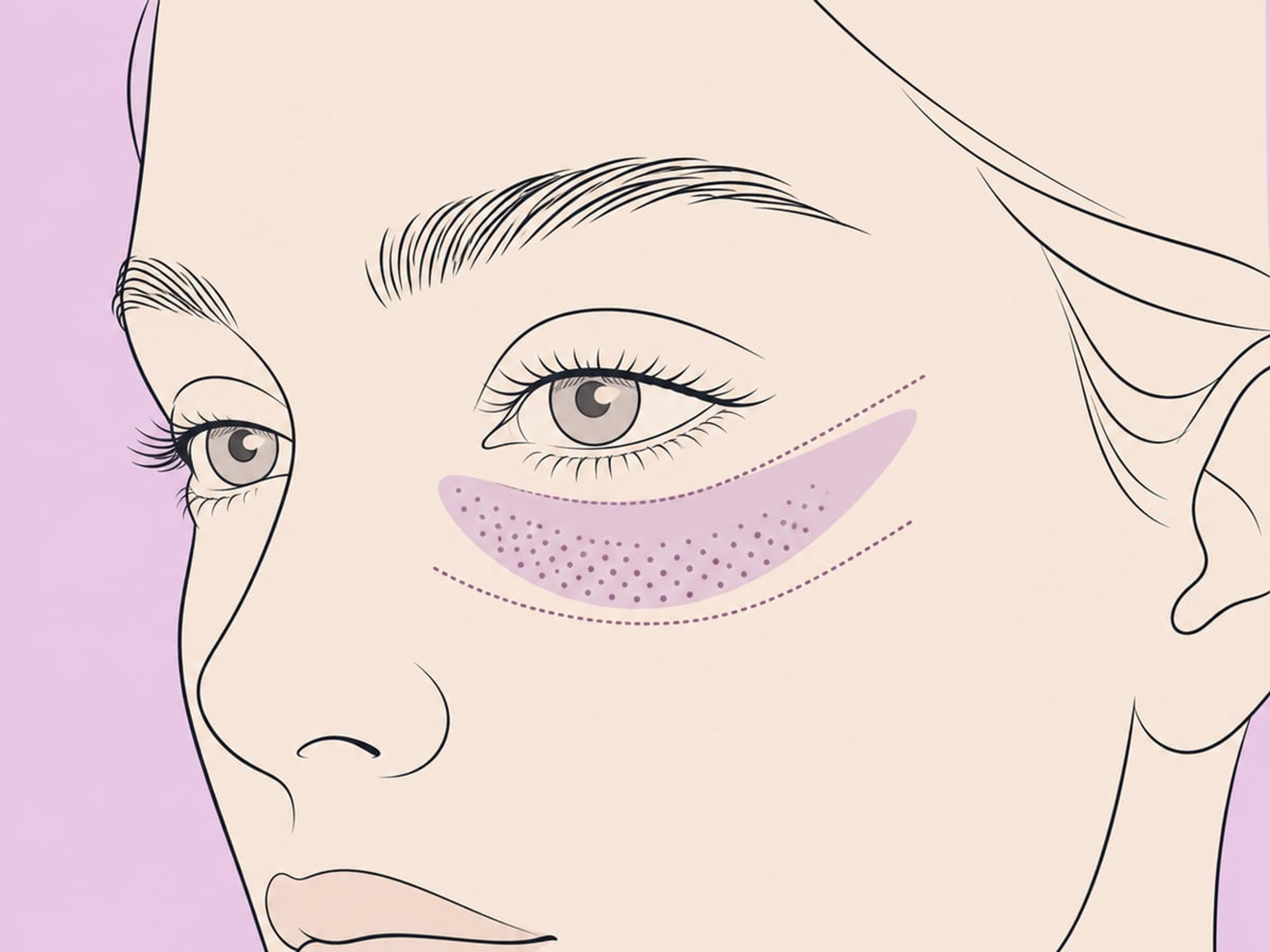 Nanofat / Injektion mit scharfer Nadel — illustration