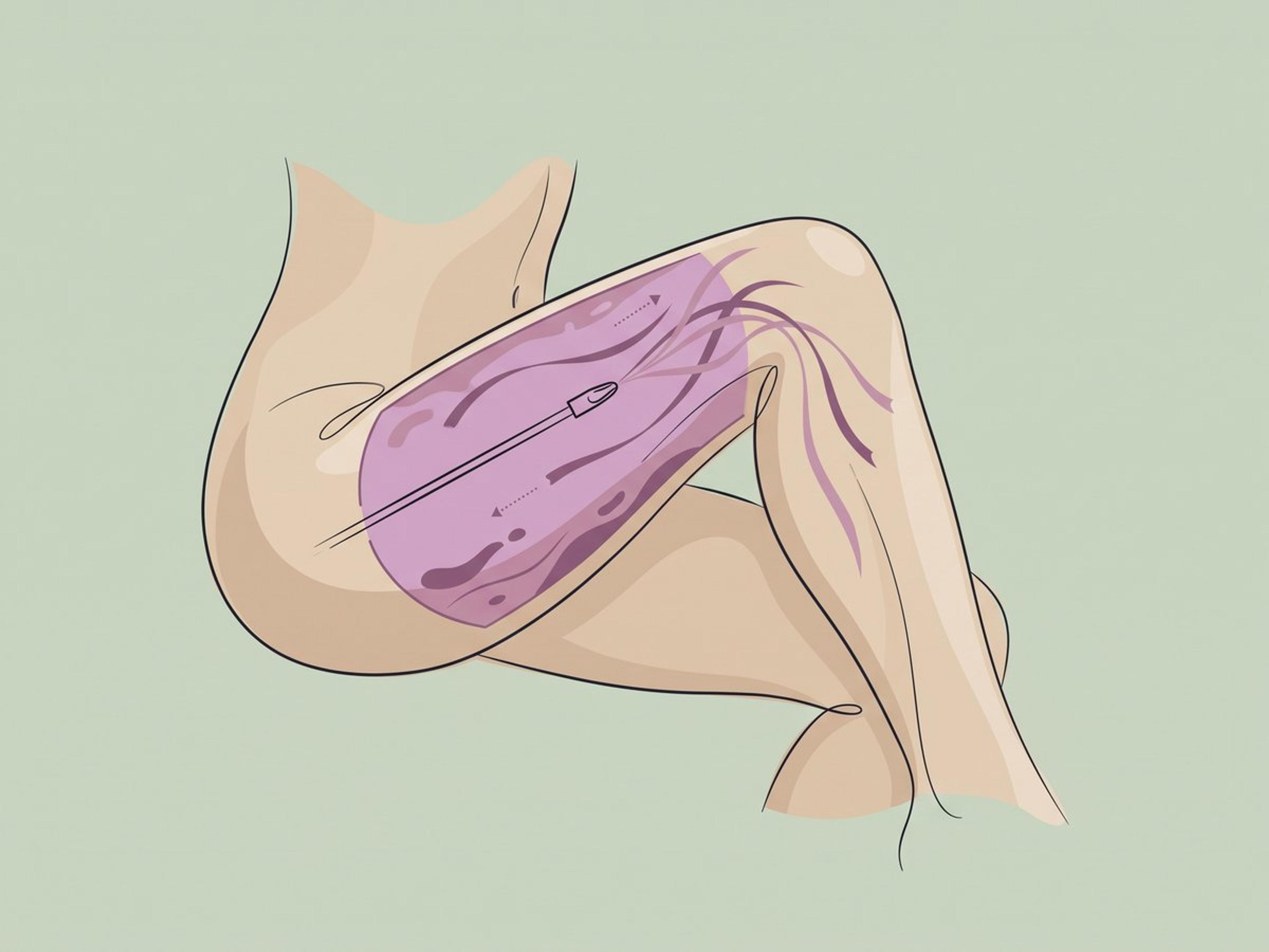 Strukturelle Fetttransplantation nach Coleman-Art — illustration