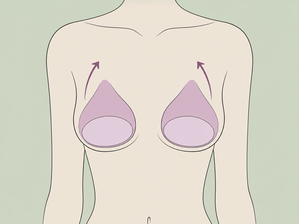 Bauchdeckenstraffung + Augmentationsmastopexie — illustration