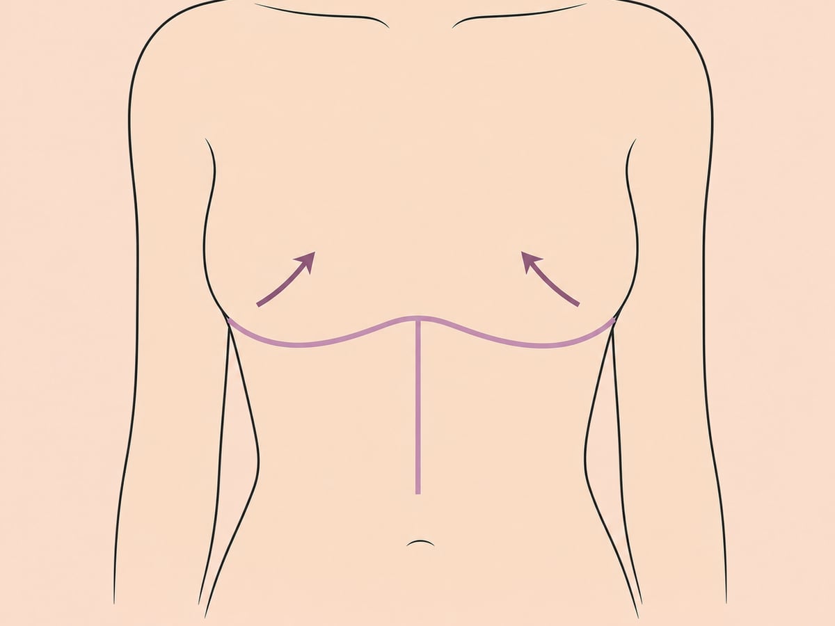 Anker- (umgekehrte-T-) Straffung — illustration