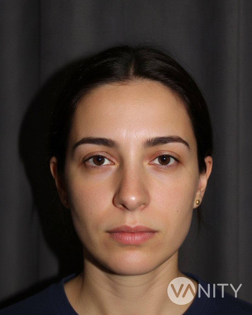Before Rhinoplasty — illustrative, not a real patient