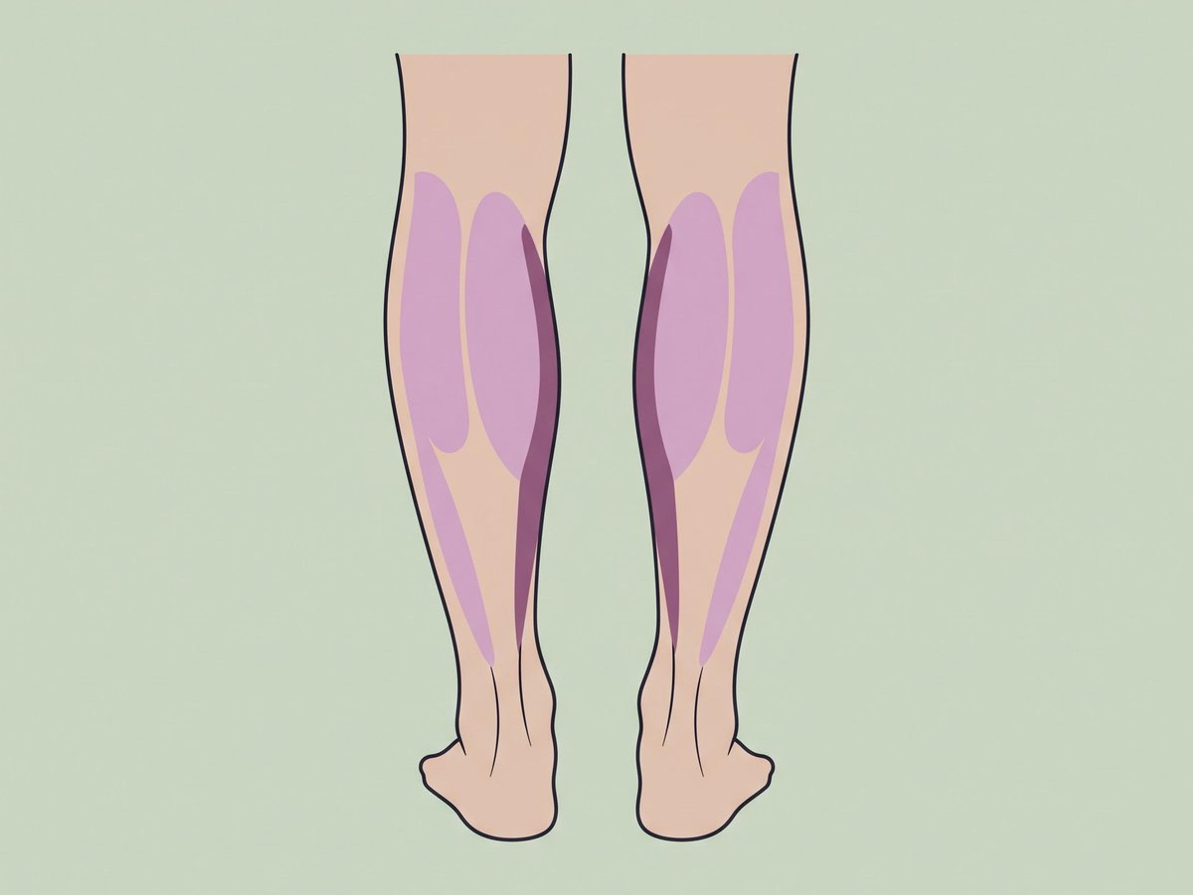 Mediales und laterales Waden-Lipofilling — illustration