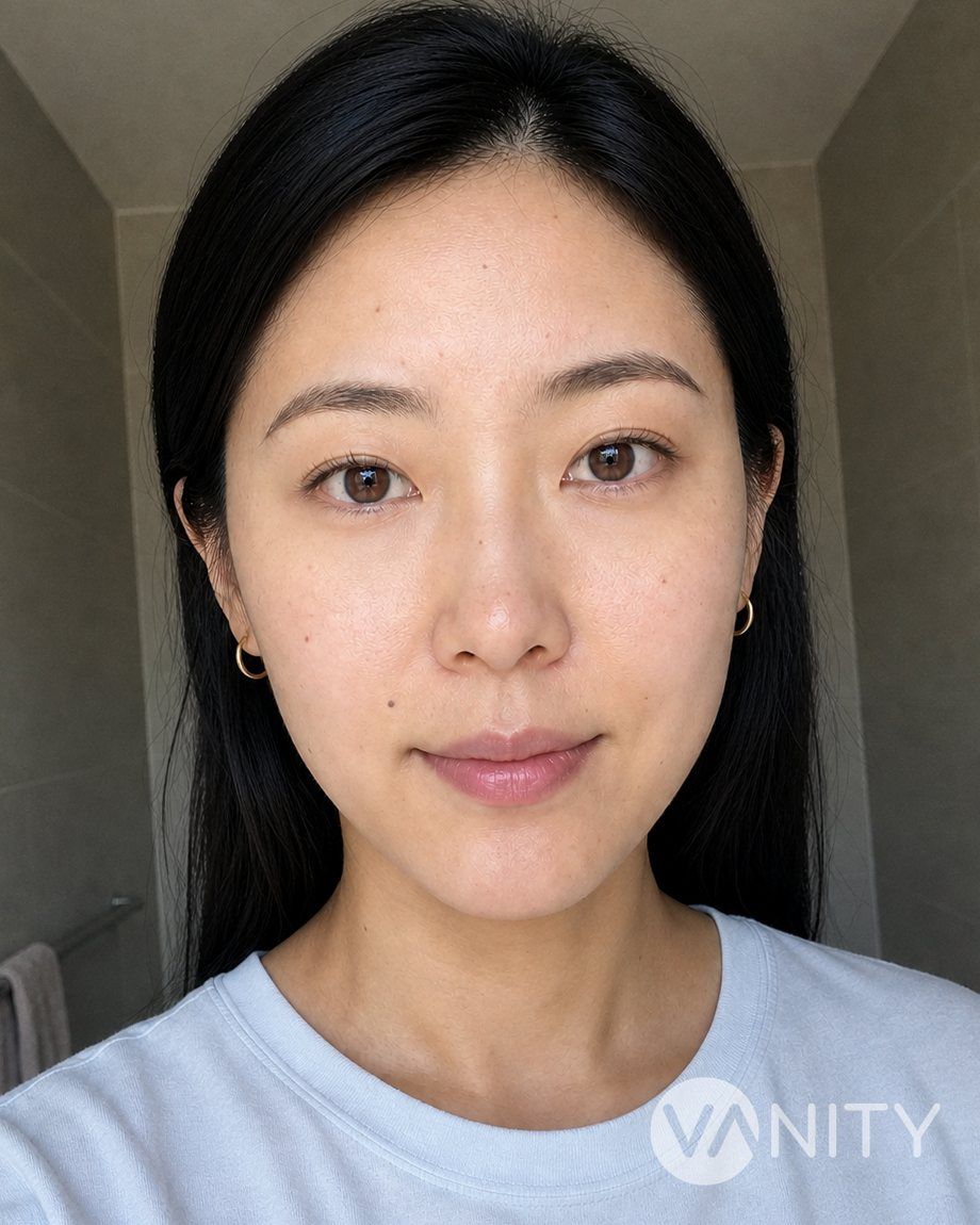 After Dark circles and under-eye treatment — illustrative, not a real patient