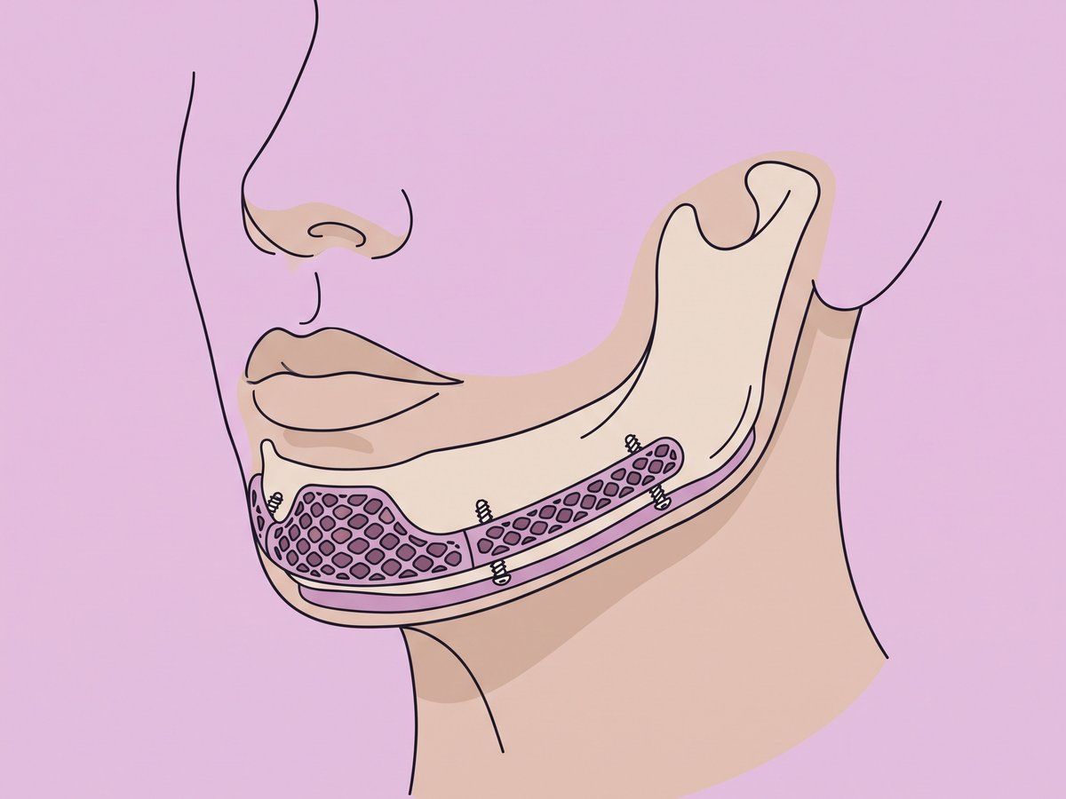 Submentaler Zugang — illustration