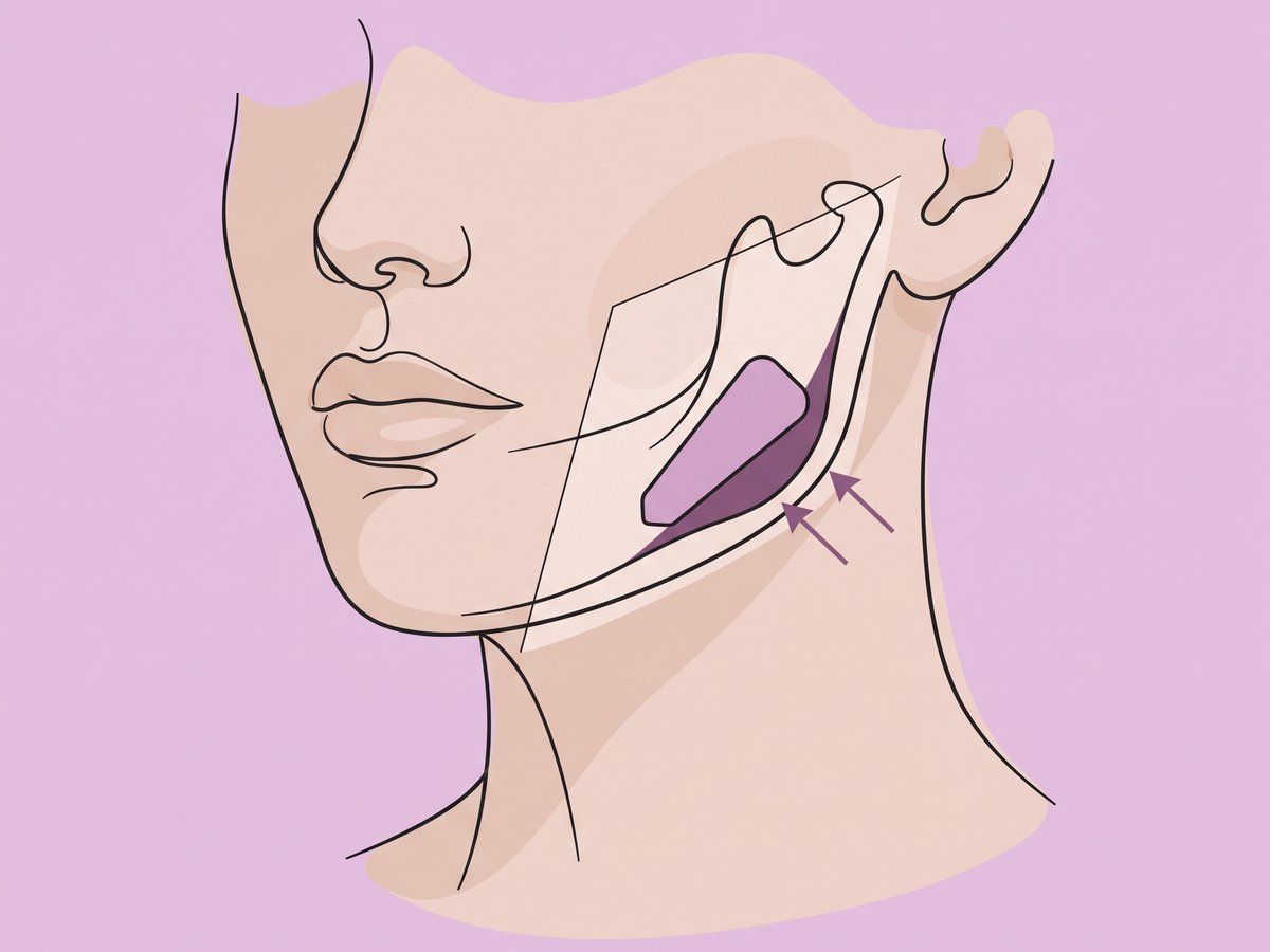 Implante de silicona prefabricado — illustration