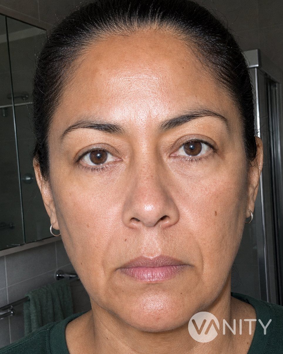 After Mid-face lift — illustrative, not a real patient