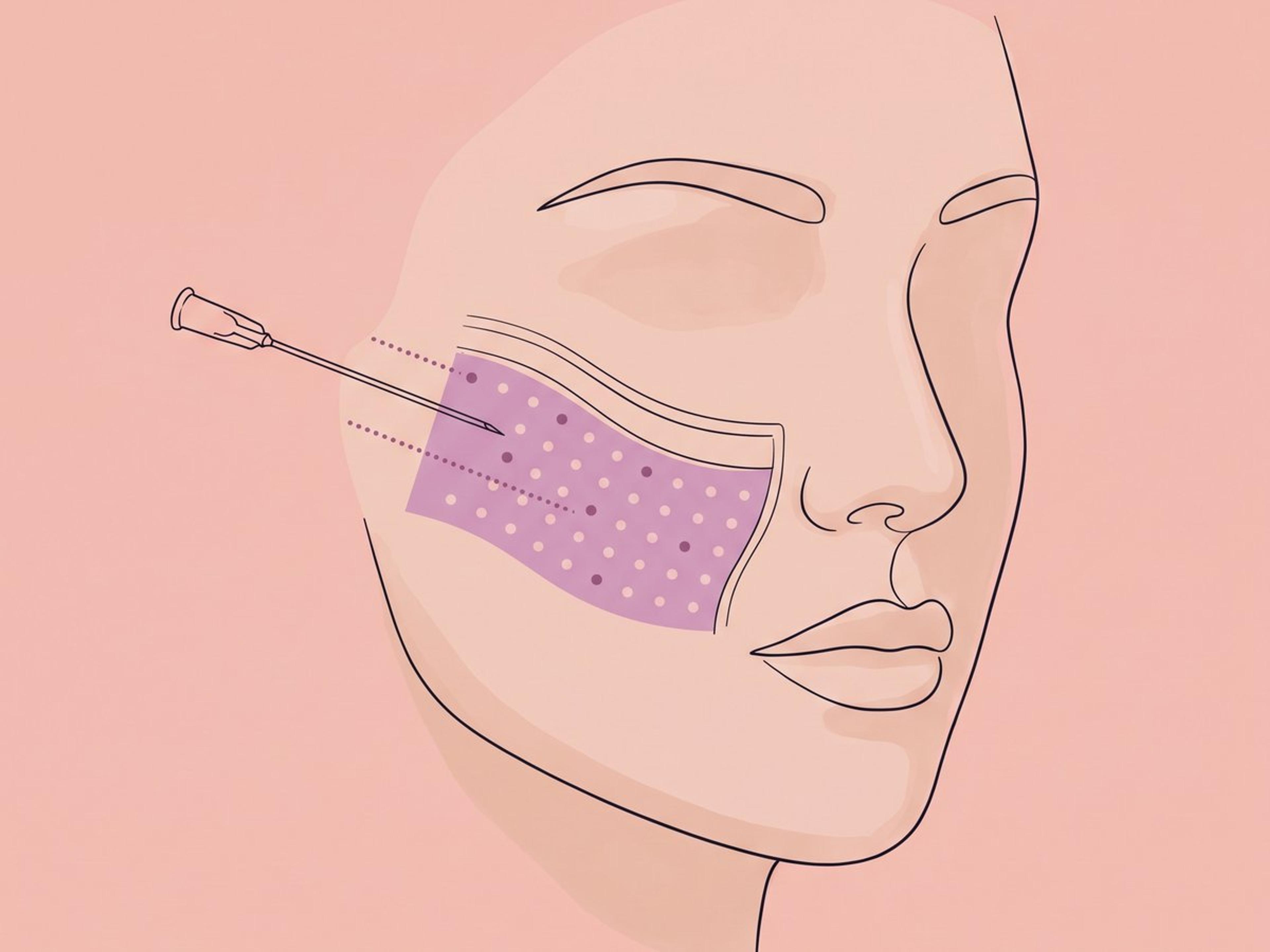 Vernetzte HA-Mikrotröpfchen-Injektion (VYC-12L / SKINVIVE) — illustration