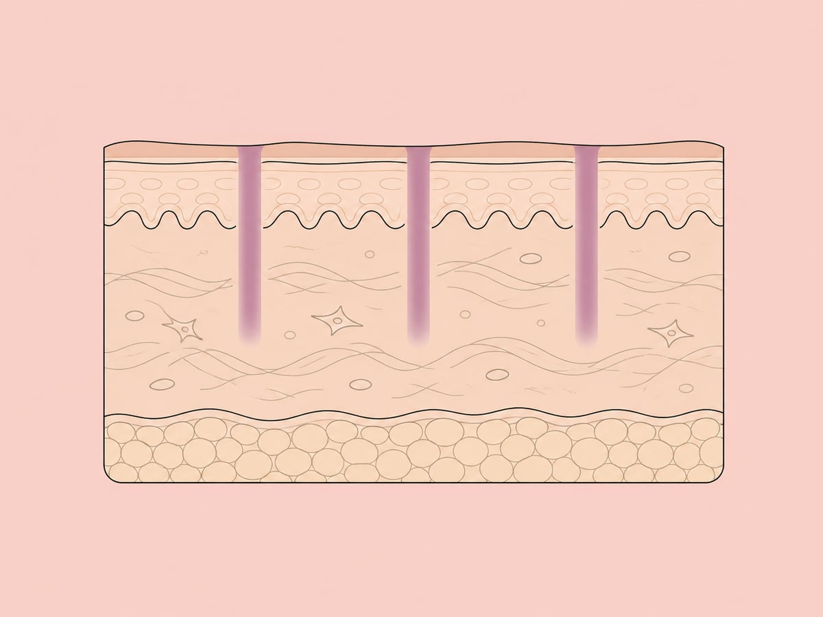 Nicht-ablatives fraktioniertes Resurfacing (1.440–1.550 nm) — illustration