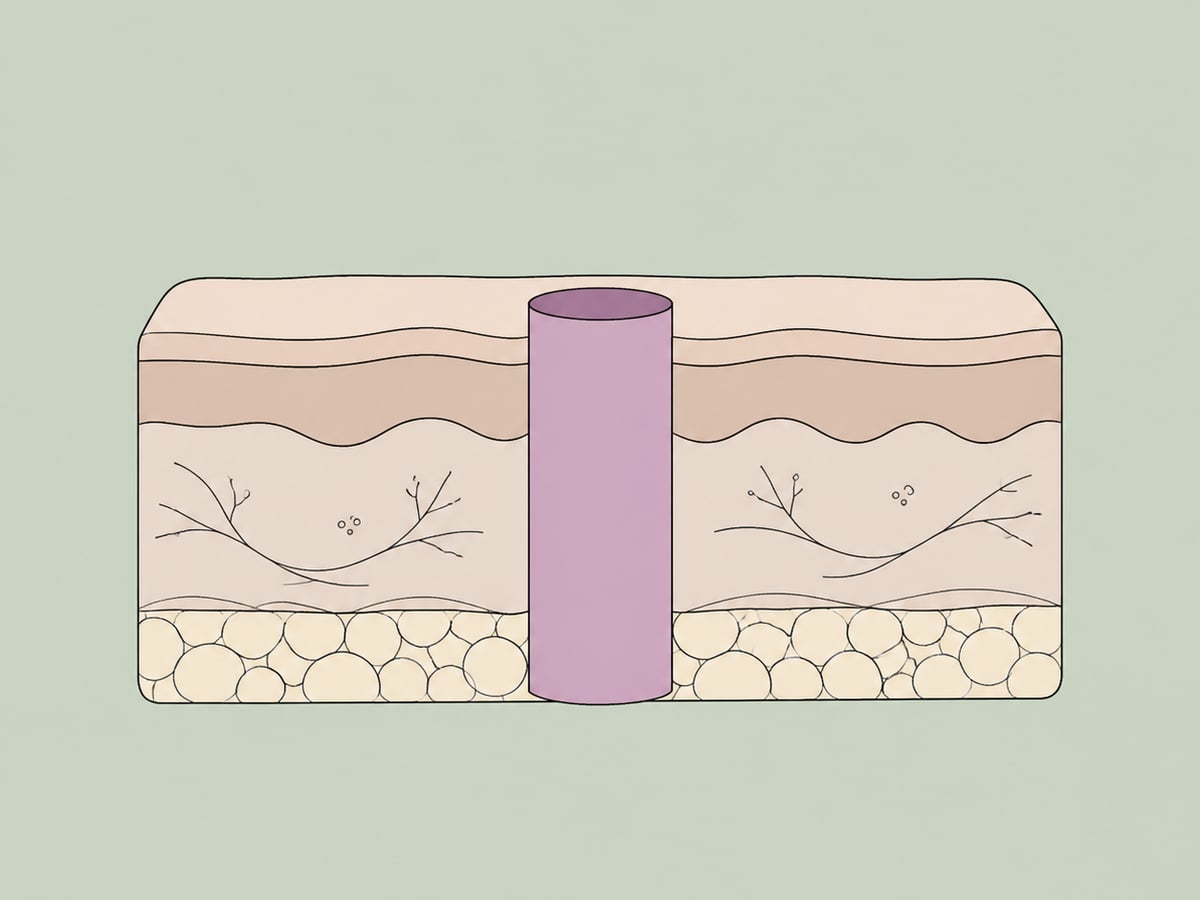 Punch excision — illustration