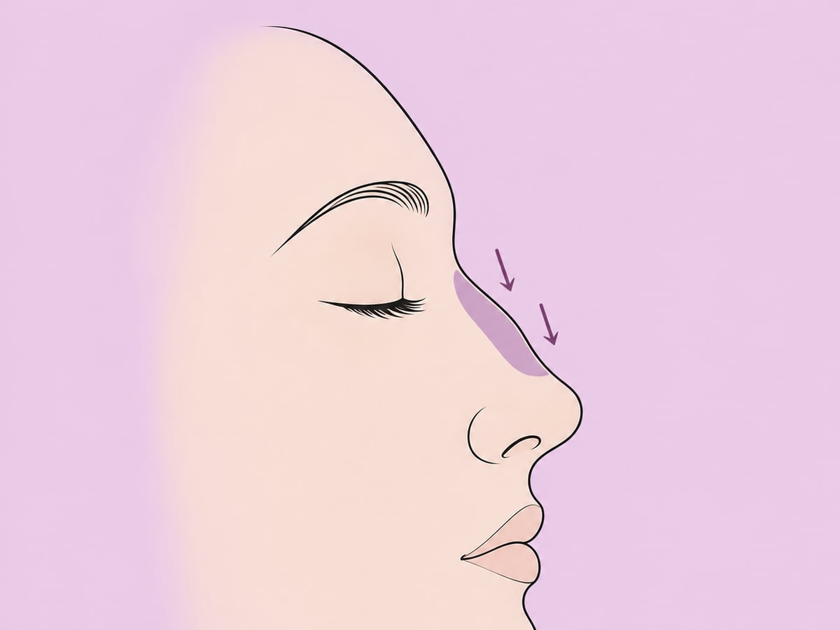 Erhaltende Rhinoplastik — illustration