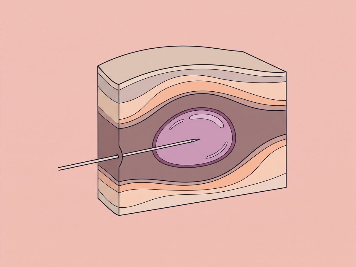 إذابة مباشرة داخل الآفة — illustration