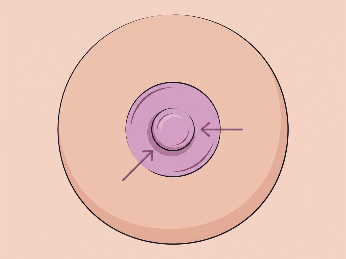 Brustwarzenverkleinerung — illustration