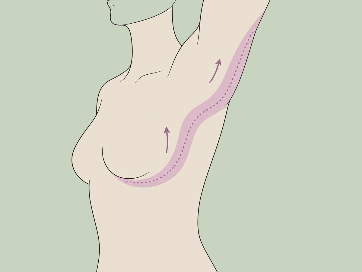 Erweiterte Brachioplastik — illustration