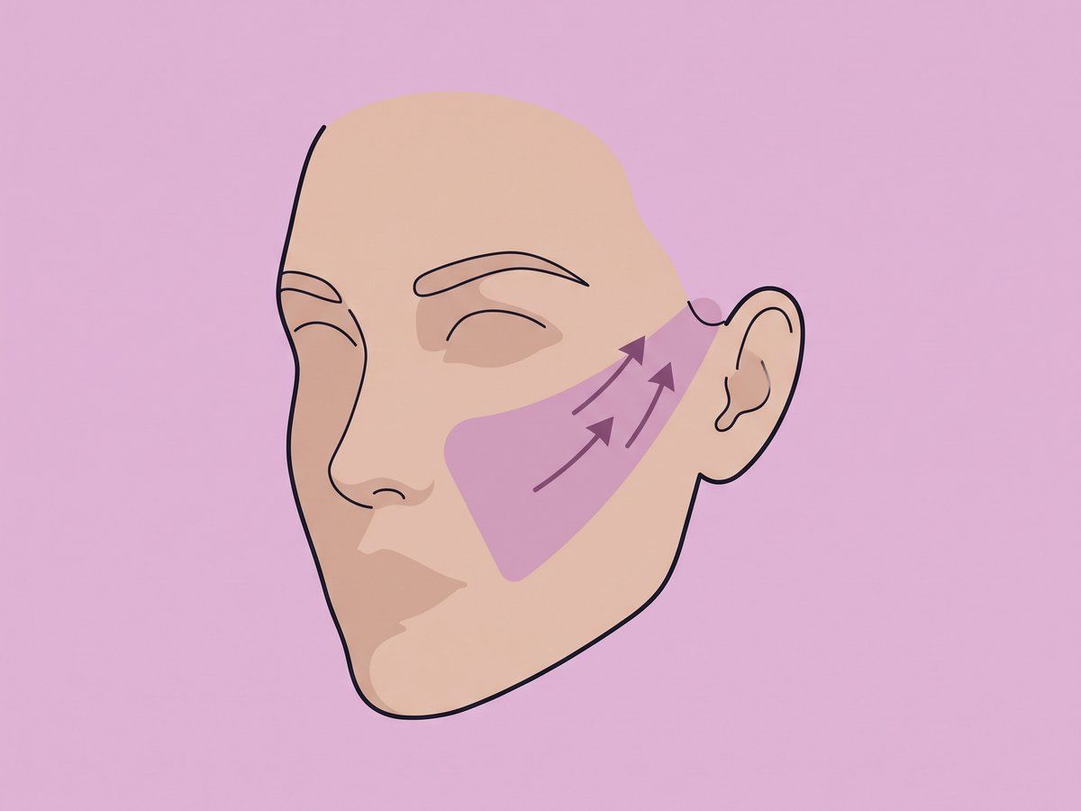 Sutura sospensiva in PLGA con coni (terzo medio) — illustration