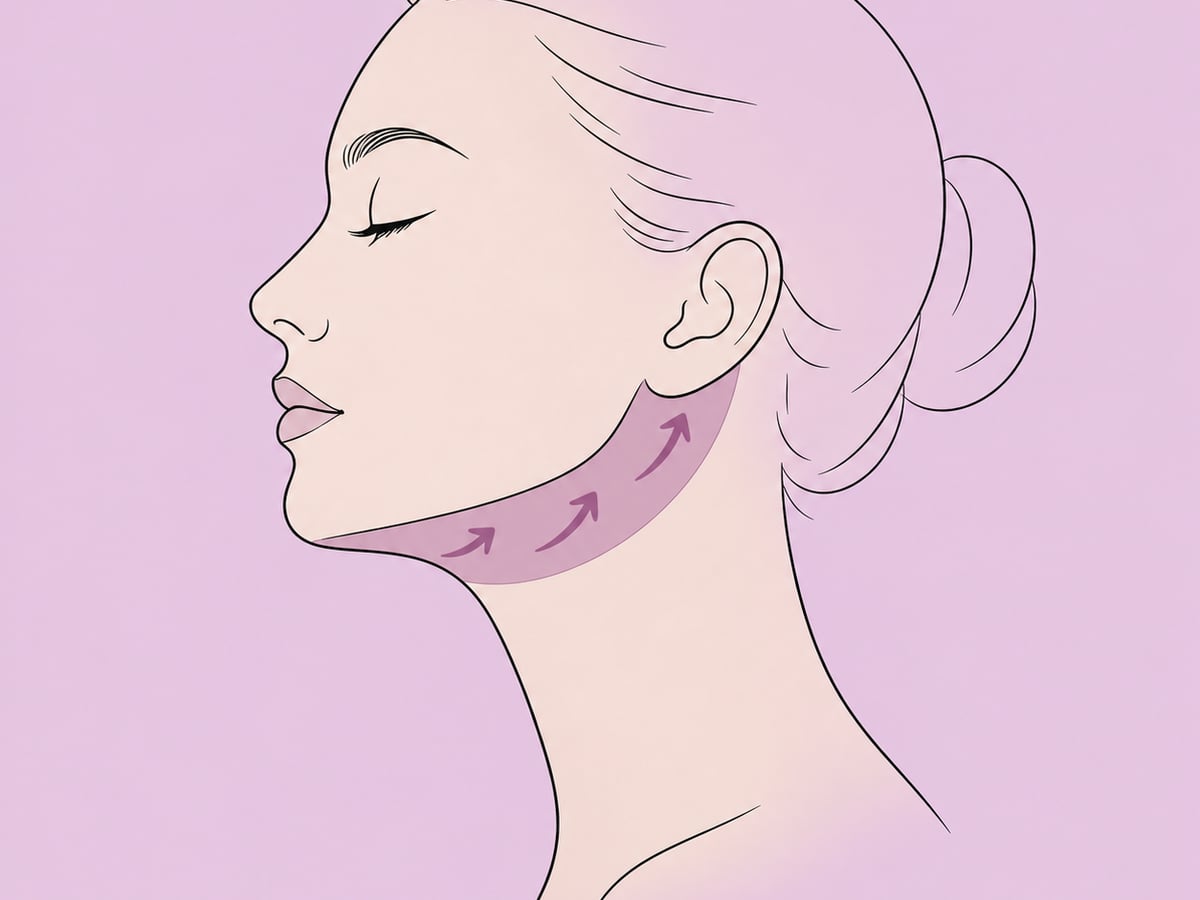 Deep-Plane-Halsstraffung — illustration