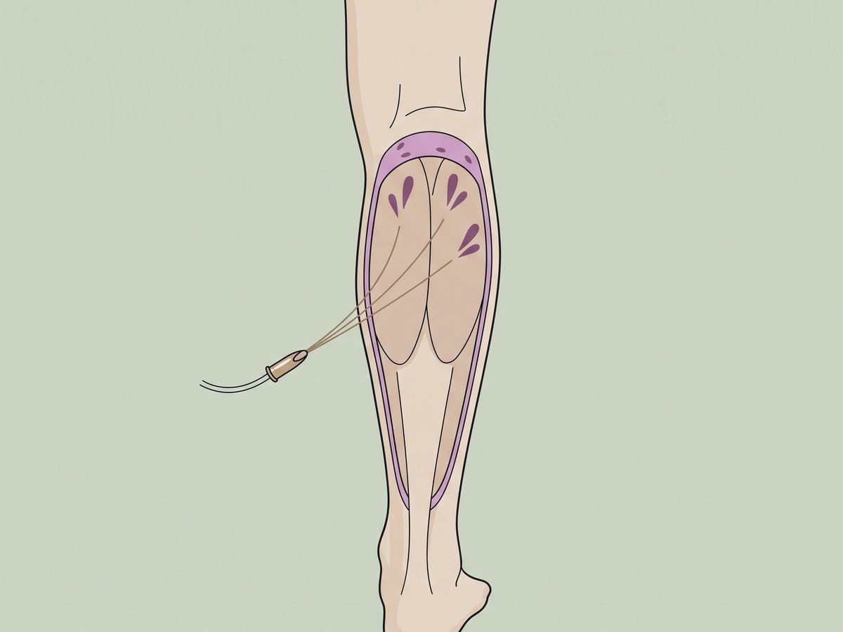 Fetttransplantation allein — illustration