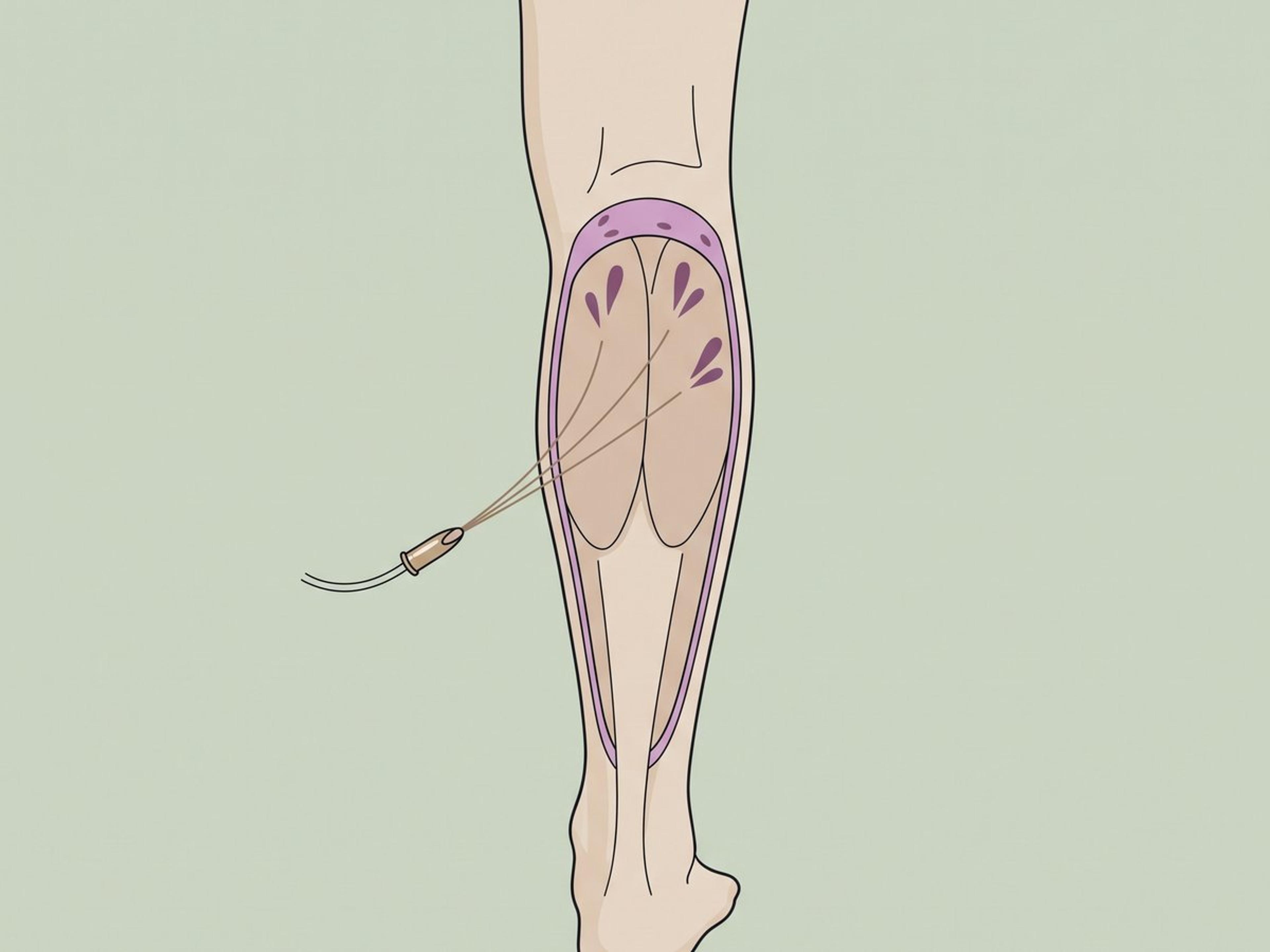Fetttransplantation allein — illustration